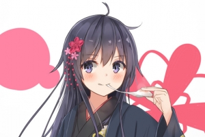 立绘二次元萌妹可爱女