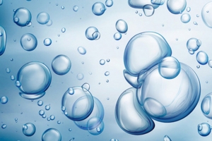 小清新水分子护肤背景