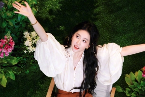 鲜花美女 刘亦菲 4K高清手机壁纸