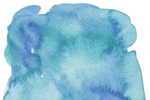 蓝色水彩效果