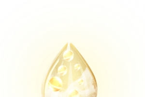 金色润滑水滴