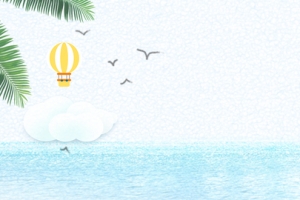 夏日上新手绘小清新banner