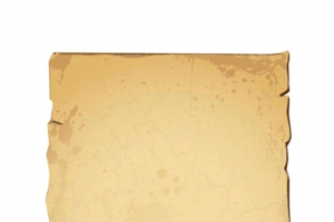 文艺复古牛皮信纸便签高清PNG透明装饰花纹设计素材免费下载