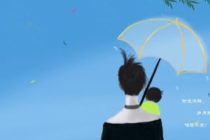 母亲节 手绘 小清新 原创 8k高清壁纸
