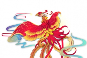 中国风凤凰飞舞
