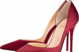 红色时尚女鞋高清PNG透明图-生活用品设计素材免费下载