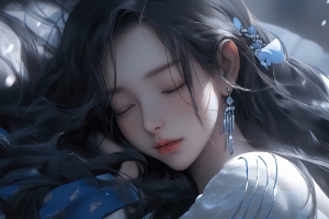 唯美古风睡美人 动漫平板壁纸