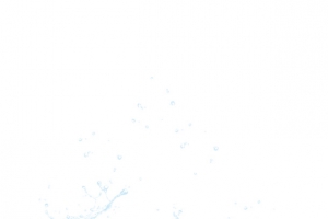 波浪喷洒的水