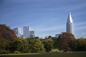 建筑 尖顶 草坪 公园 树木 建筑 4k壁纸 3840x2160