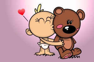 泰迪玩具熊Teddy Love 4k可爱壁纸