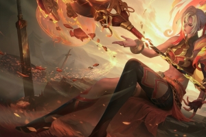 钟无艳 戍鼓铭心 王者荣耀 3440x1440带鱼屏游戏壁纸
