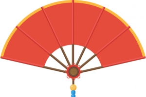 国潮中国风扇子