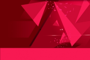 红色立体几何背景高清PNG素材-免费下载banner海报设计透明图片