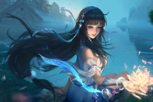幻纱之灵西施 王者荣耀西施4k壁纸3840x2160