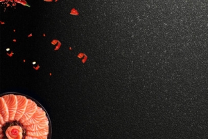 黑色黑板简约美食烧烤烤串电商banner