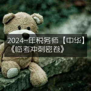 2024年中华税务师《临考冲刺密卷》