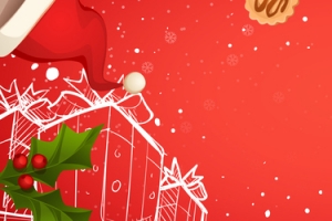 圣诞节红色卡通电商喜庆banner