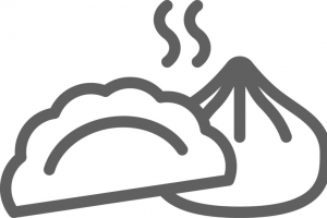 热气腾腾饺子包子高清PNG透明免扣设计素材免费下载