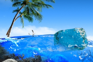 缤纷夏日清爽背景