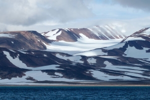 山脉 丘陵 雪 湖 海岸 风景 4k壁纸 3840x2160