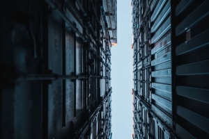 建筑 结构 仰视图 天空 4k壁纸 3840x2160