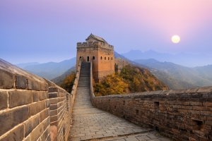 中国长城日出5k风景高清图片