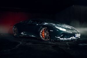 兰博基尼aventador 兰博基尼 跑车 雪地 结冰 黑色 深色 侧视图 4k壁纸 3840x2160