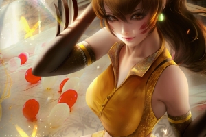 守望先锋 dva brigitte 4k游戏壁纸3840x2160