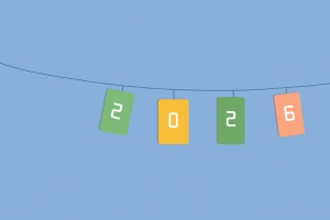 2026数字 个性 简单 手绘 彼岸图网原创 8K高清壁纸