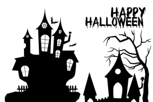 万圣节城堡高清PNG透明图片-节日元素设计素材免费下载