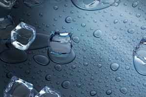 水珠冰块背景图