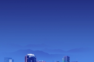 城市霓虹灯夜景背景