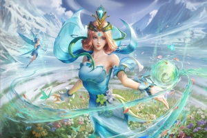 4k高清 王者荣耀甄姬-落雪兰心壁纸