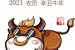 牛年牛头剪纸