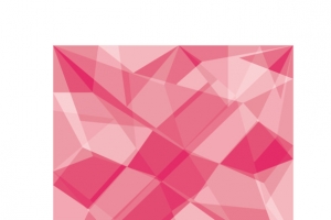 矢量红色立体几何背景高清PNG透明装饰素材免费下载