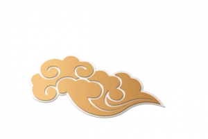 金色祥云装饰素材图案