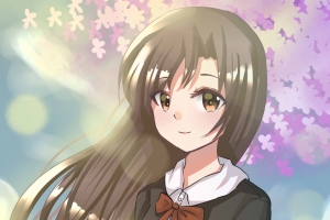 故事的最初 长发女生4k动漫壁纸