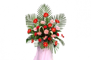 喜庆节日花篮