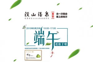端午温泉海报排版