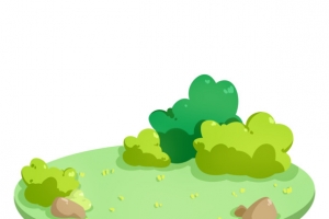 公园植物绿草坪地