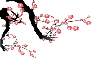 中国风梅花