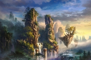 奇幻仙侠游戏场景原画