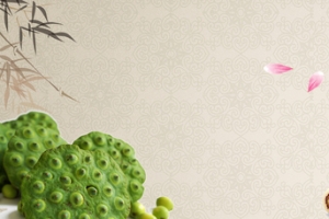 莲子促销季简约莲蓬头banner