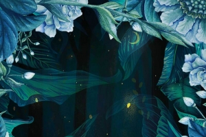 森林梦幻童话背景模板