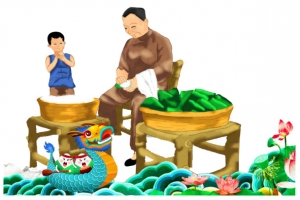 中国风端午节