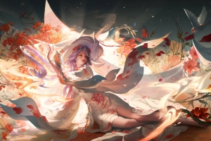 王昭君同人绘画高清平板壁纸