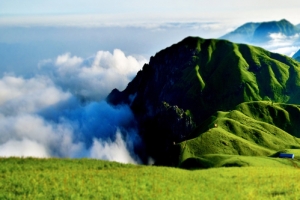 大气自然山水背景