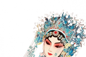 卡通女版京剧人物