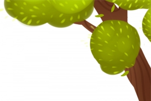 小满手绘插画二十四节气海报-树