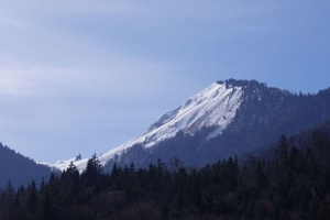 山 森林 雪 自然 风景 4k壁纸 3840x2160